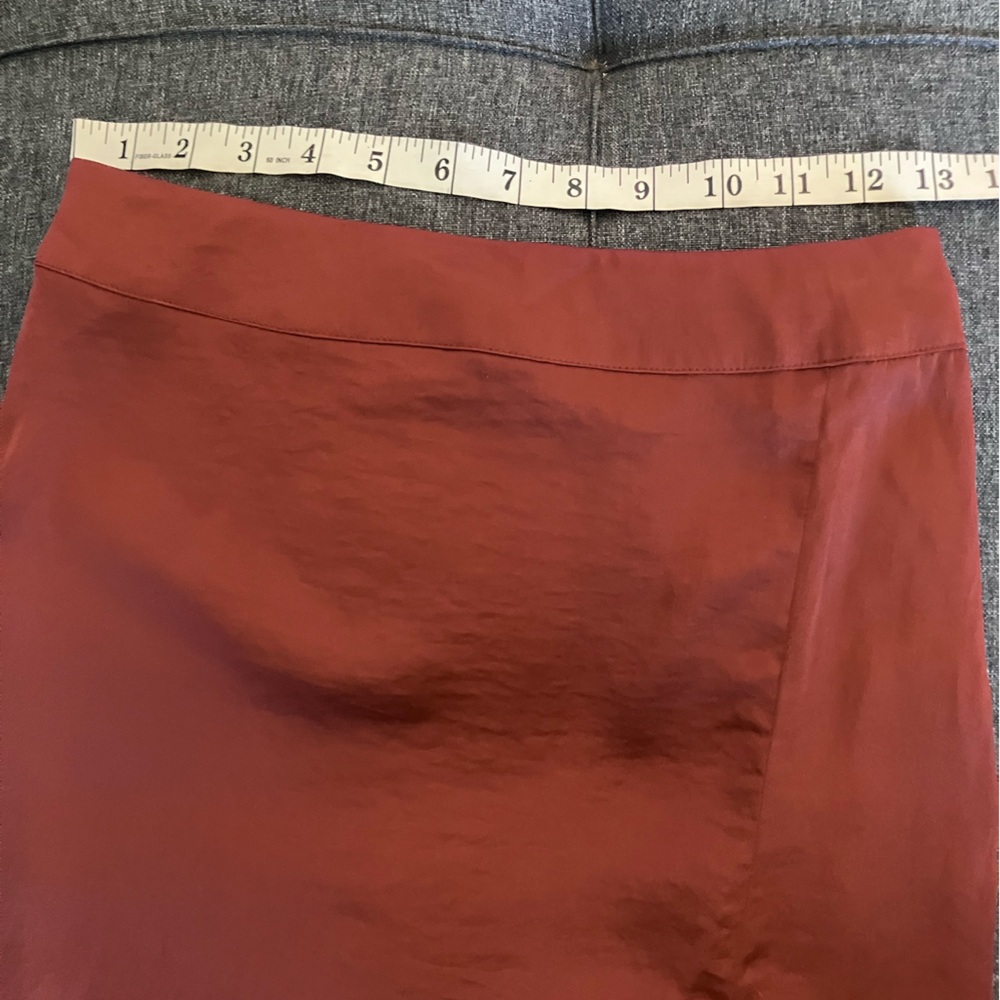 FREE PEOPLE Red Asymmetric MIDI  Dress Size 2 - Picture 6 of 10